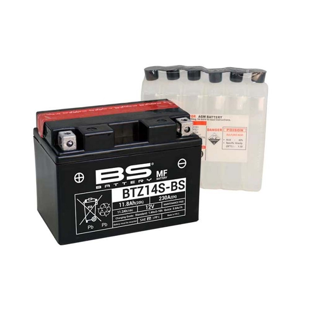 BS Battery BTZ14S-BS Akü