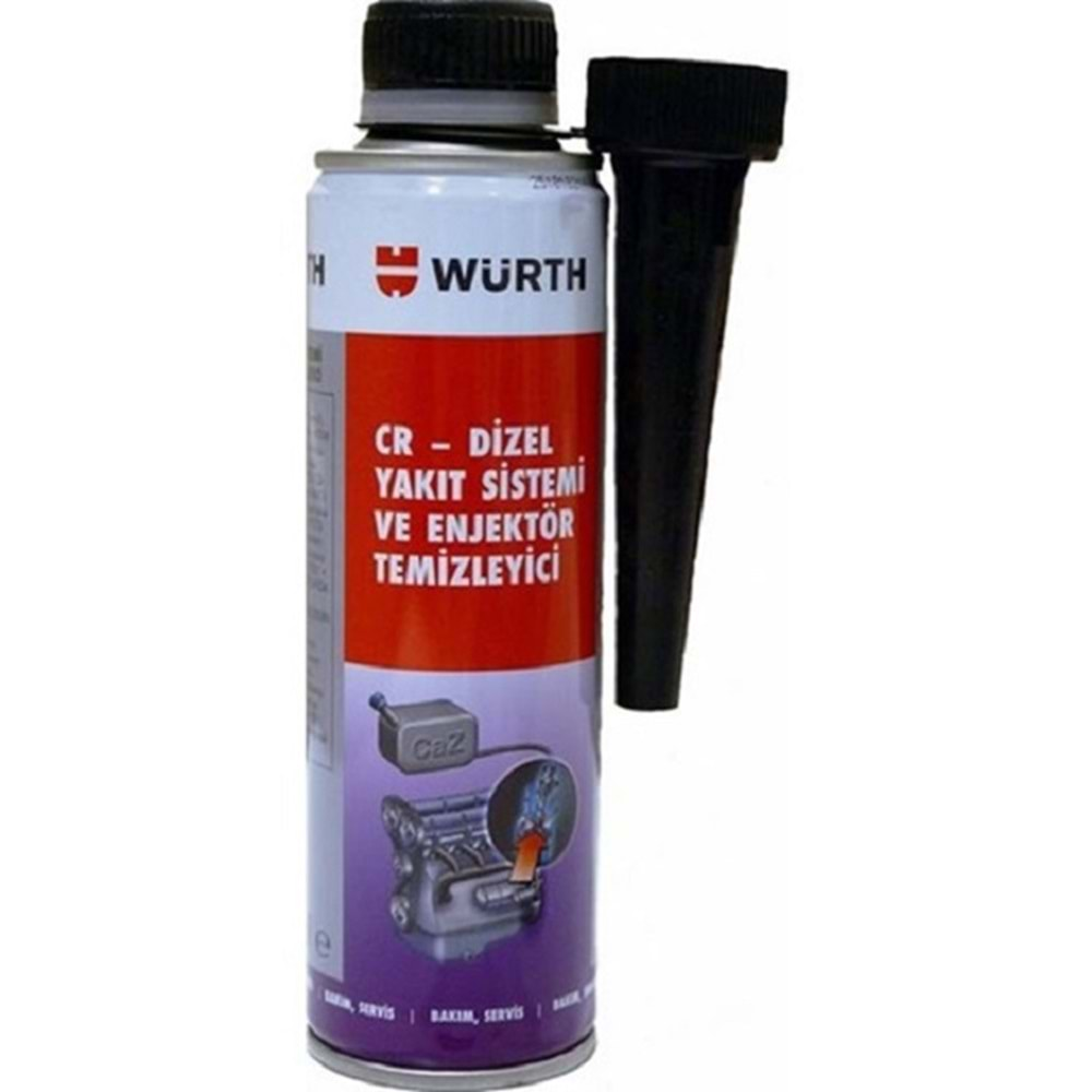 Würth Cr-Dizel Yakıt Sistemi ve Enjektör Temizleyici 300 Mililitre