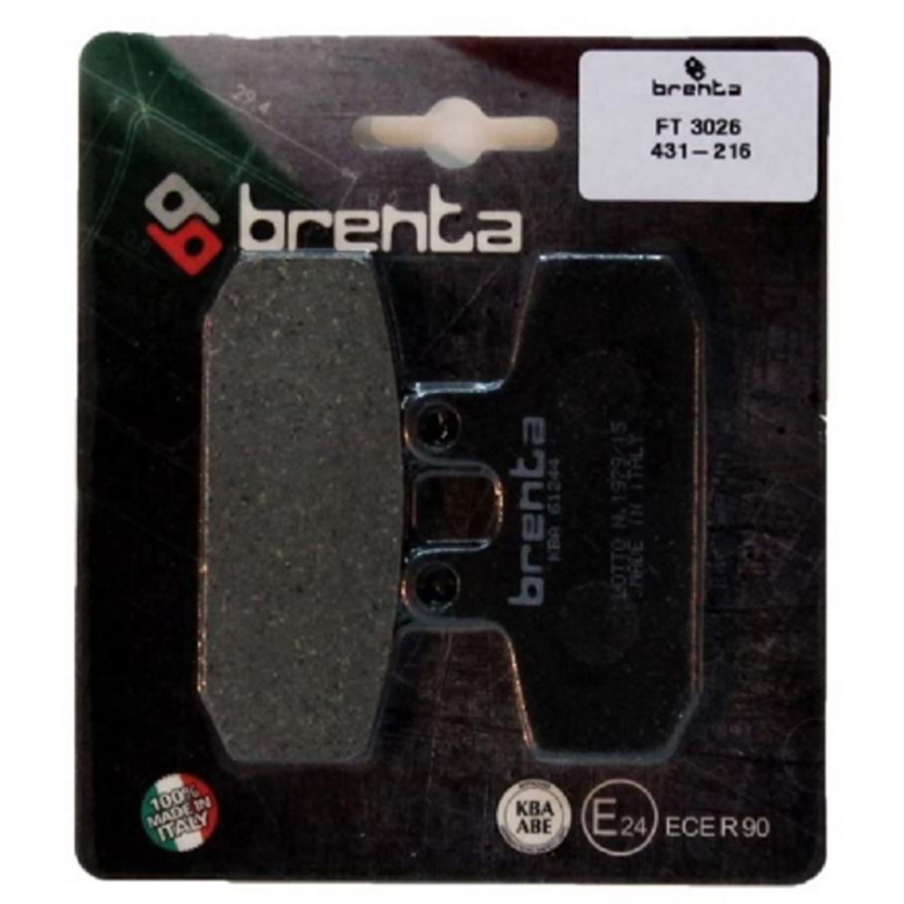 Brenta Organik Ön Disk Fren Balata