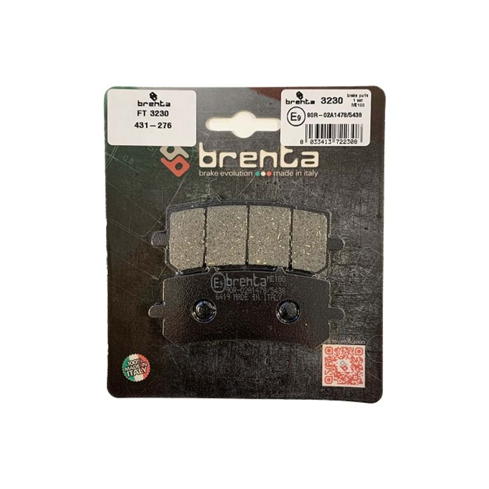 Brenta Ft 3230 Organik Disk Fren Balata