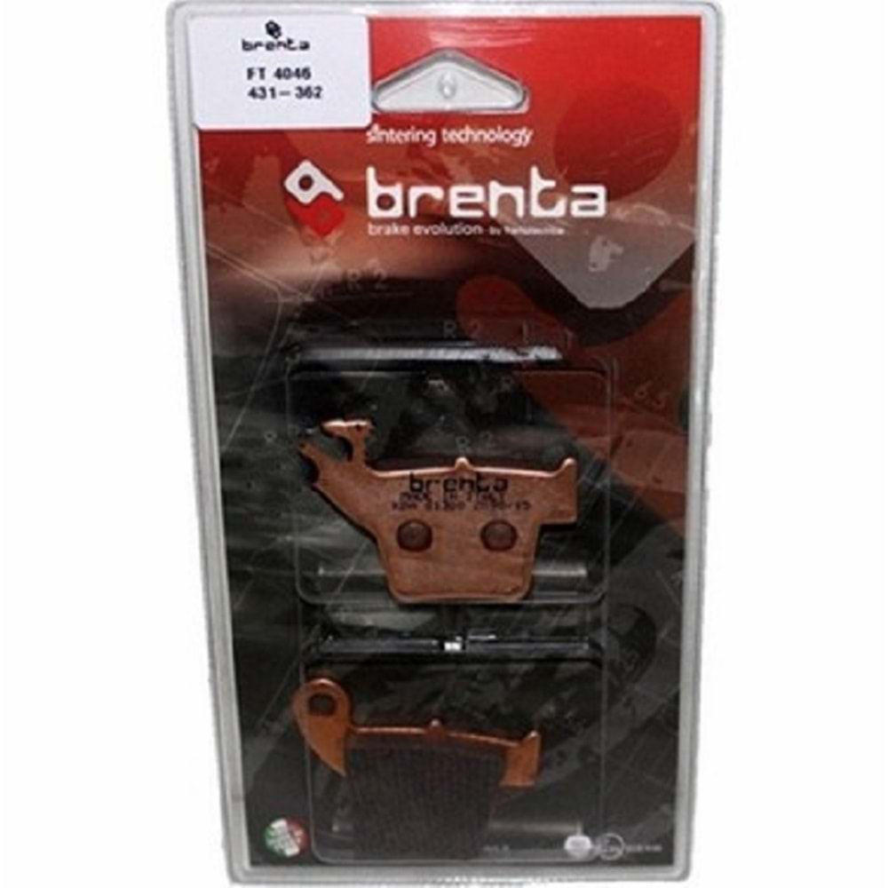 Brenta Sinter Ft 4046 Metal Arka Disk Fren Balata