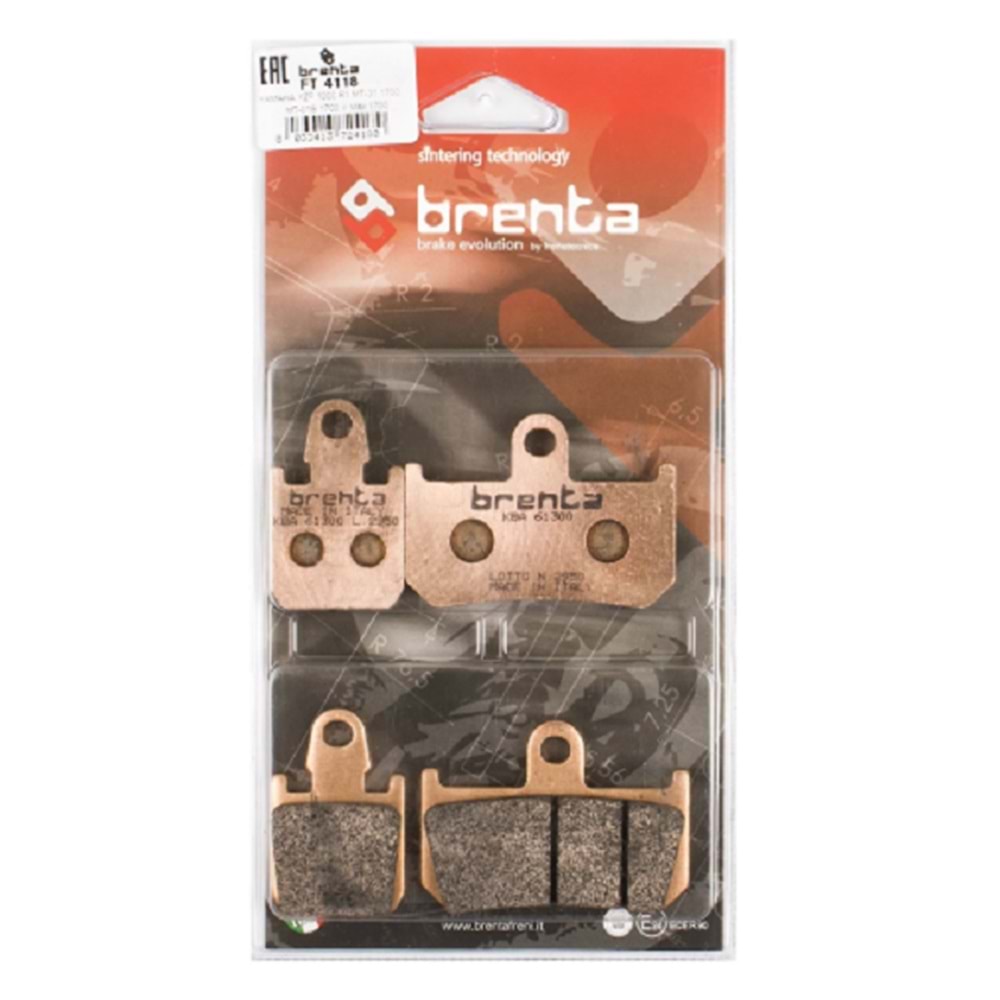 Brenta Sinter Ft 4118 Metal Disk Fren Balata