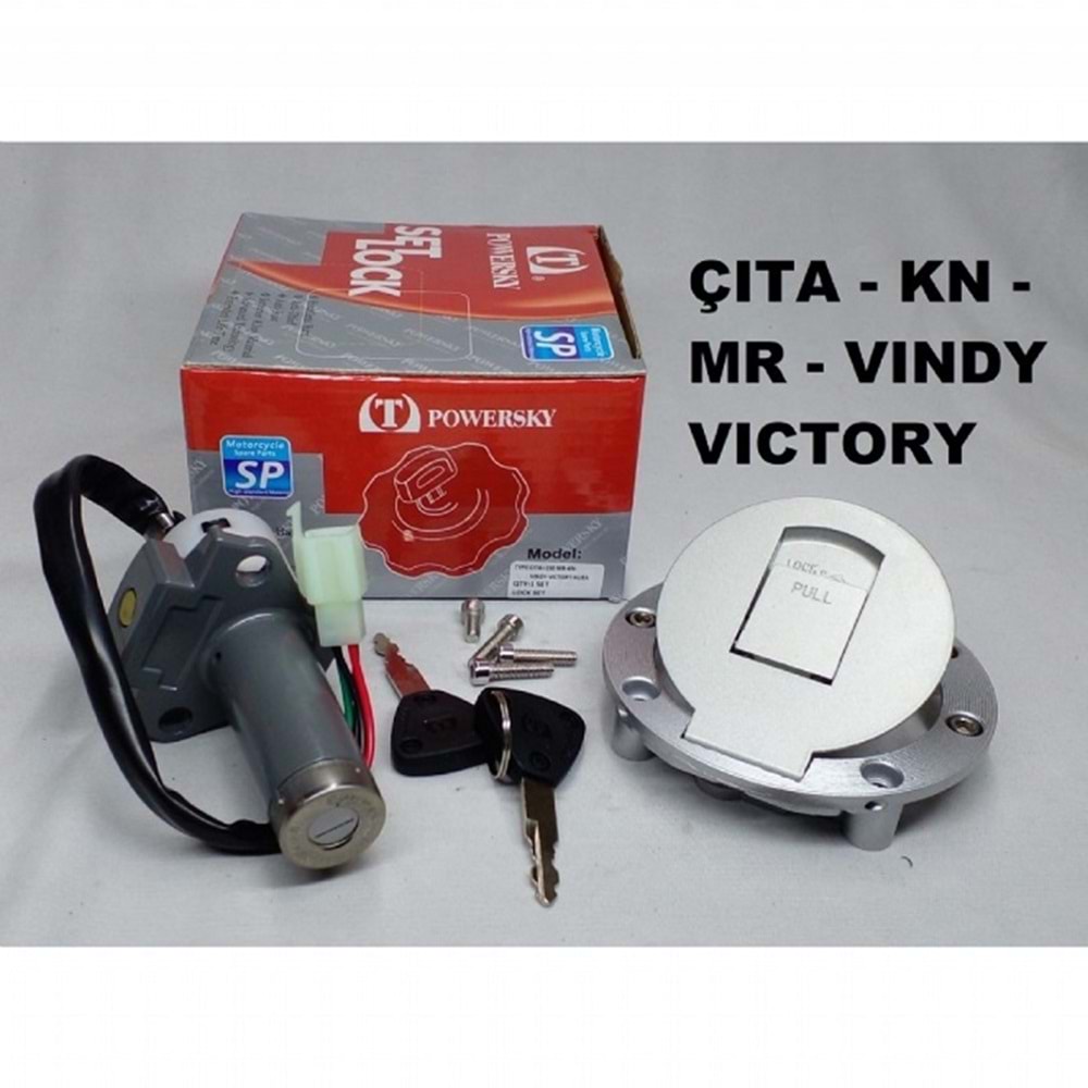 Çıta-KN-Vındy-Victory-150 MR Kontak Seti (Kontak-Depo Kapağı)
