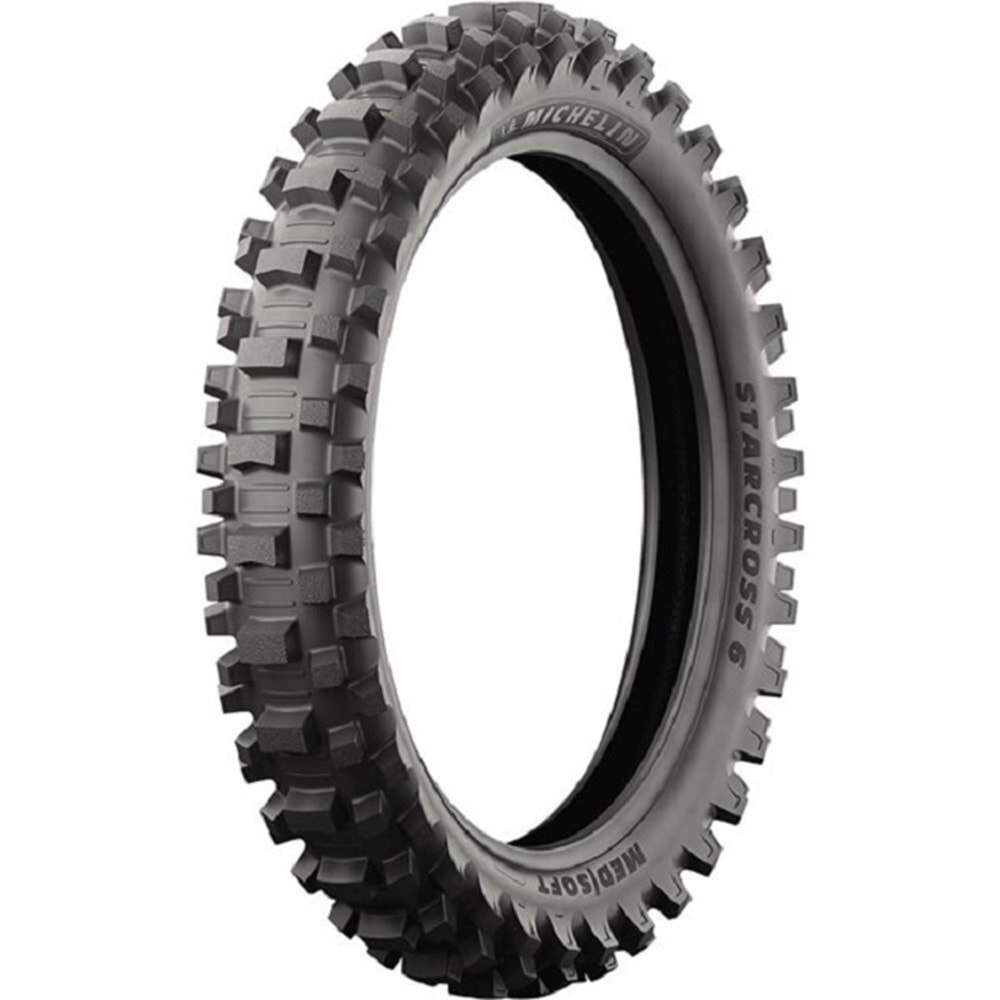 110/100-18 64M MICHELIN STARCROSS 6 MEDIUM SOFT TT MOTOSİKLET LASTİĞİ