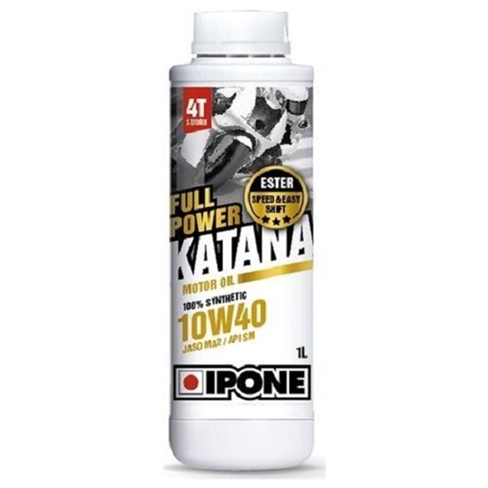 Ipone Full Power Katana 10W40 %100 Sentetıc 4T Motor Yağı 1 Litre