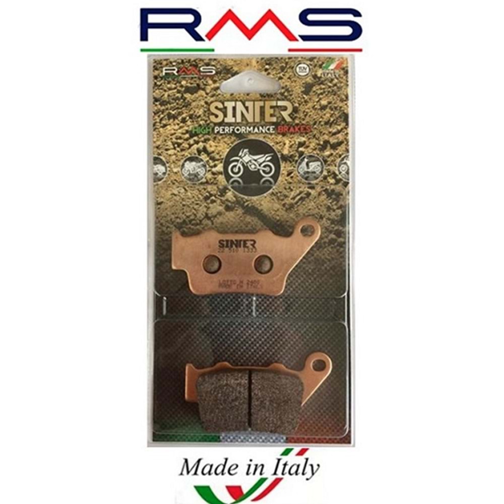 Aprilia/BMW/Honda Rms Sinter Metal Arka Disk Fren Balata