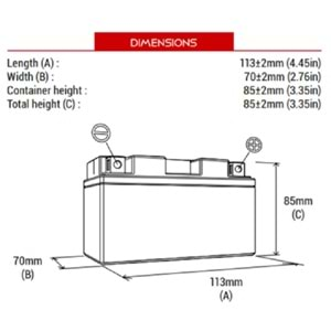 BS BATTERY BTX4L-BS+ / BTZ5S-BS AKÜ