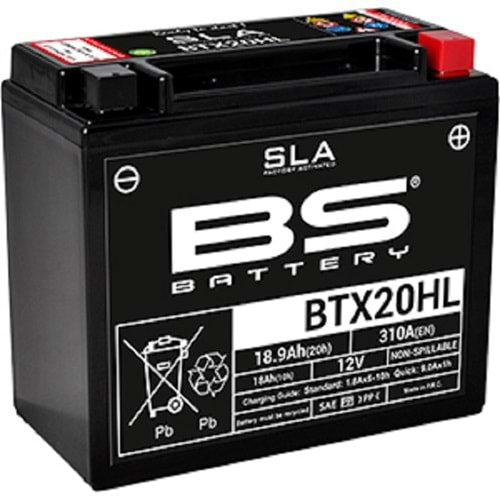 BS Battery BTX20HL (SLA) Akü