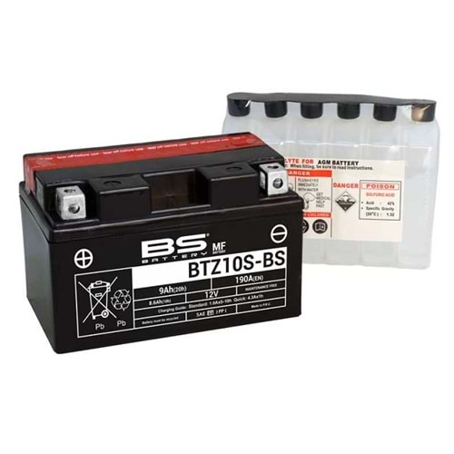 BS Battery BTZ10S-BS Motosiklet Akü