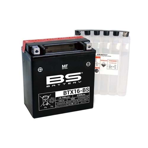 BS Battery BTX16-BS Akü