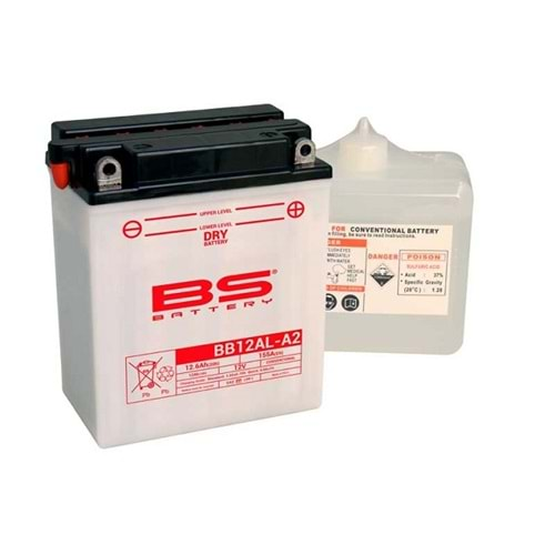 BS Battery BB12AL-A2 DRY Motosiklet Akü