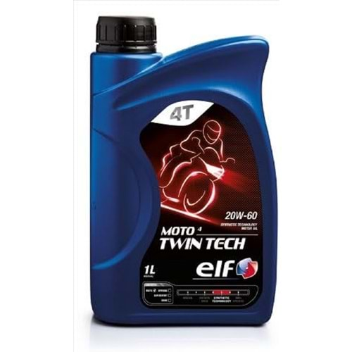 Elf Moto 4 Twin Tech 20W60 4T Motor Yağı 1 Litre