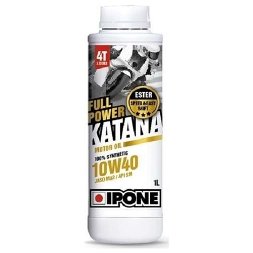 Ipone Full Power Katana 10W40 %100 Sentetıc 4T Motor Yağı 1 Litre