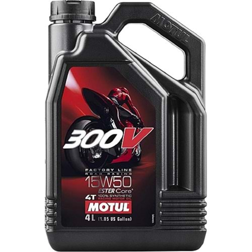 Motul 300V Factory Line Road Racing 15W50 Motor Yağı 4 Litre