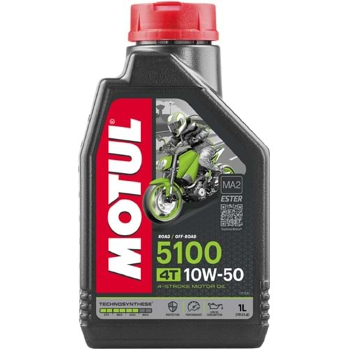 Motul 5100 10W50 4T Motor Yağı 1 Litre