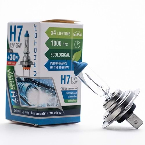 Photon H7 12V 55W Eco +%30 LL Ampul