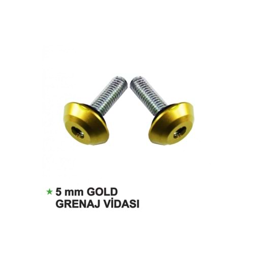 Gogo Sarı Grenaj Vidası 5mm 15li