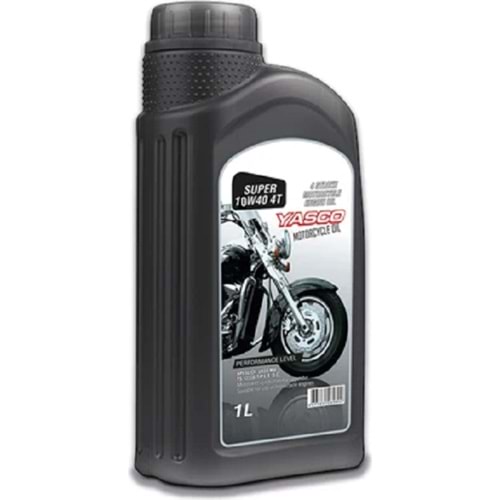 Yasco Super 10W-40 4T 1 lt Motosiklet Yağı 12 Adetlik Koli