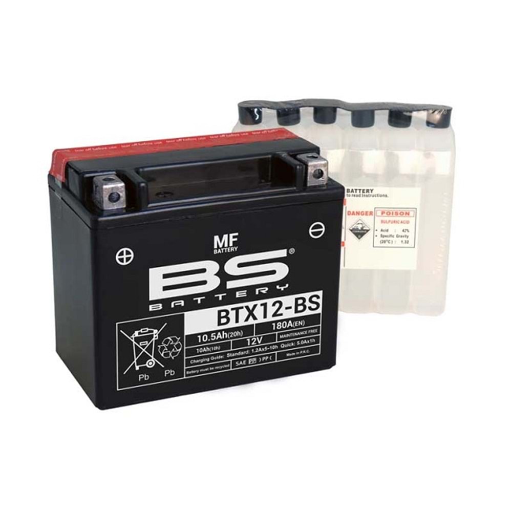 BS Battery BTX12-BS Motosiklet Akü