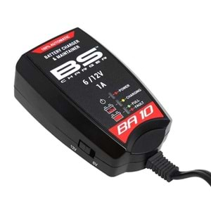 BS Battery BA-10 6V-12V Lityum ve Standart Akü Şarj Cihazı