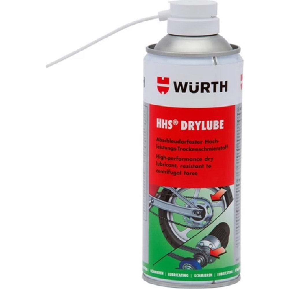 Würth Zincirler İçin Yüksek Mukavemetli Kuru Yağlayıcı 400 Mililitre